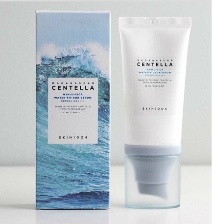 سرم ضد آفتاب بی رنگ آبرسان سنتلا Centella Hyalu Cica Water Fit Sun Serum Spf 50