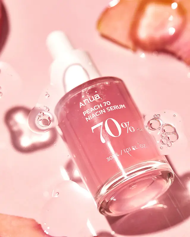 سرم روشن کننده و ضدجوش نیاسینامید آنوا حاوی عصاره هلو