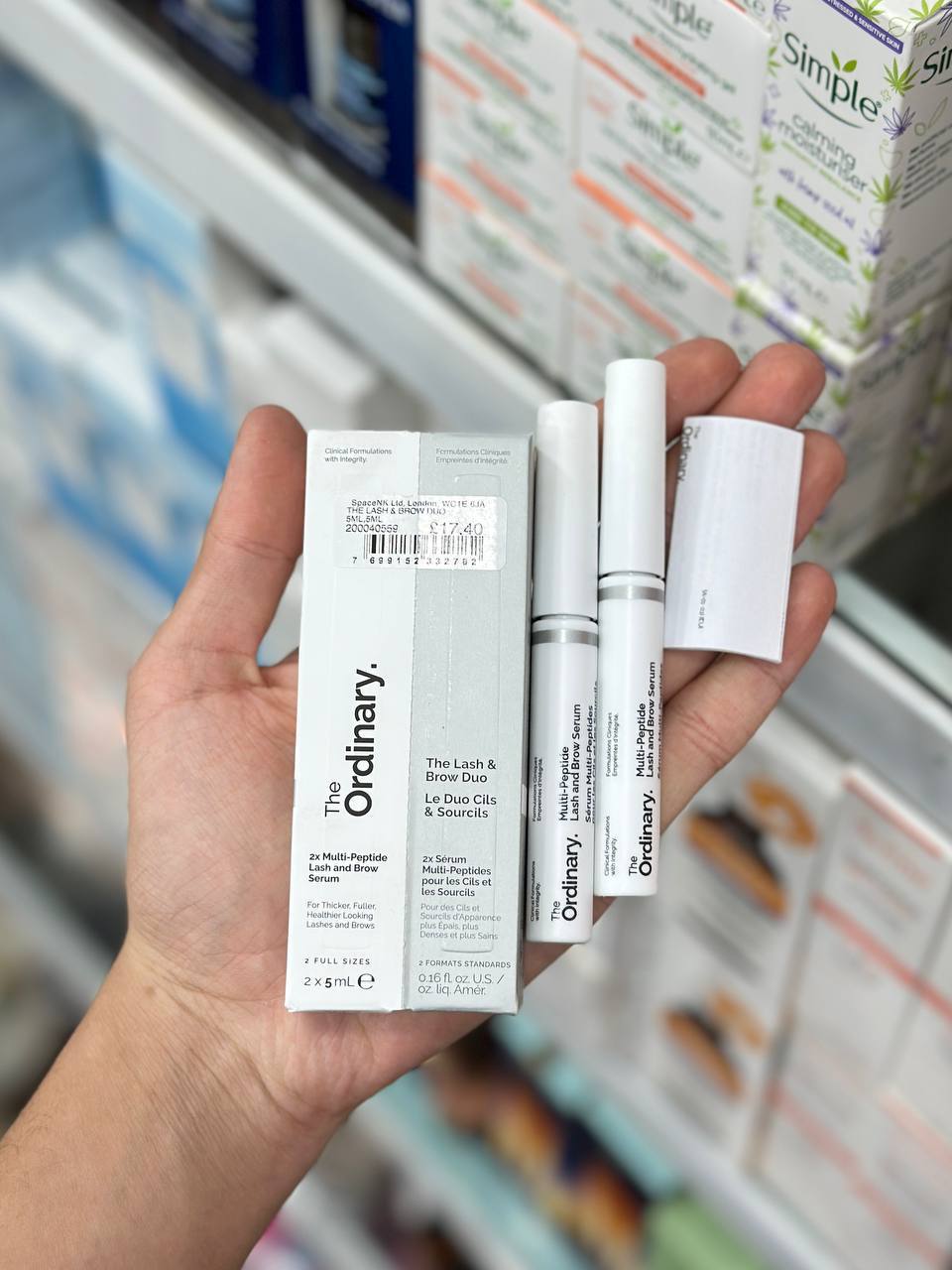 سرم تقویت کننده مژه و ابرو دوقلو اورجینال