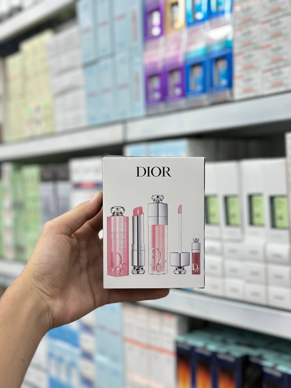 ست ۳ عددی رژلب+مینی رژلب+برق لب برند دیور